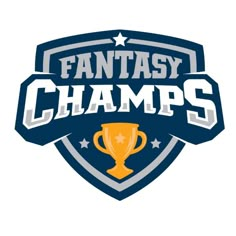 the fantasy champs logo on a white background