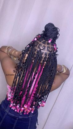 Peekaboo Braids, Black Kids Braids Hairstyles, Bohemian Braids, Hair Cute