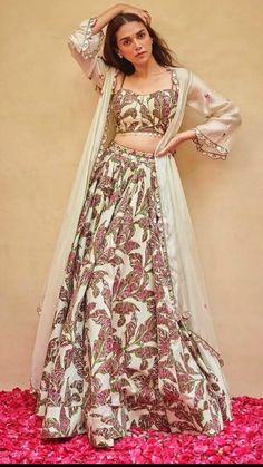 Lehenga Top, Punit Balana, Desi Clothing, Jacket Lehenga, Simple Lehenga