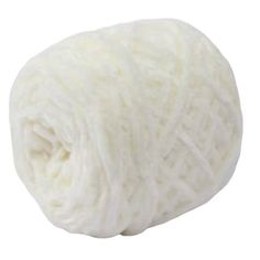 a white ball of yarn on a white background