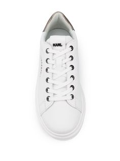 Shop Karl Lagerfeld Kapri logo low-top sneakers with Express Delivery - FARFETCH Leather Lace-up Sneakers With Logo Print, Modern Lace-up Platform Sneakers With Logo, Classic Lace-up Platform Sneakers With Embossed Logo, White Custom Casual Sneakers With Logo Detail, White Casual Custom Sneakers With Logo Detail, White Casual Custom Sneakers With Logo, White Custom Sneakers With Logo Detail, White Low-top Platform Sneakers With Logo Detail, Sporty Leather Platform Sneakers With Logo Detail