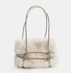 Embark on an adventure with this daring faux fur bag - featuring a luxurious soft fur texture and metallic glint that shimmer in the light - the perfect companion to conquer any challenge. Be daring, be fearless! Fur Clutch Bag, Fur Handbag, Faux Fur Handbag, Fur Clutch, Faux Fur Bag, Fur Purse, Fur Handbags, Plush Bags, Glam Bag