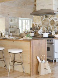 the kitchen is clean and ready to be used as a place for breakfast or dinner