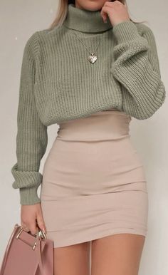 Spring Outfits Women, A Skirt, Weekend Outfit, Crochet Bags, Really Cute Outfits, 가을 패션, Fall Fashion Outfits