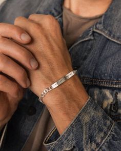 Effortless style meets meaningful personalization. ✨ Customize your bracelet with words that inspire. #gemories #personalizedjewelry #forhim Personalized Jewelry, Custom Jewelry, Effortless Style, Bracelet