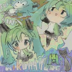 Miku Hatsune Vocaloid, Cute Art Styles, Art Block, Funky Art, Hatsune Miku, Pretty Art, Art Sketchbook, Cool Drawings