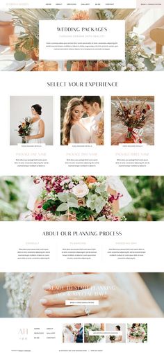 Showit Website Template for Wedding Businesses Event Planner Website Design, Event Planner Website, Website Branding Design, Wedding Planner Website, Event Planning Website, Unique Website Design, Wedding Web, Wedding Website Design, Showit Website Template