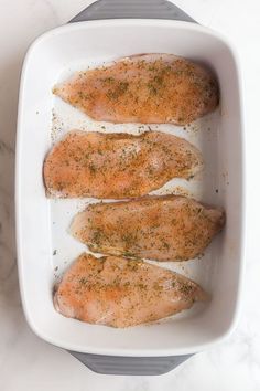 JUICY Baked Chicken Breast [step by step VIDEO] - The Recipe Rebel Butterflied Chicken Breast, Juicy Baked Chicken Breast, Butterfly Chicken Breast, Leftover Chicken Breast, Butterflied Chicken, Fried Chicken Breast