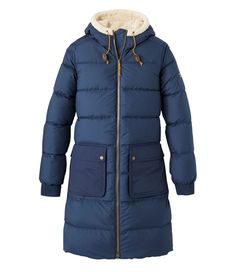 Women's Mountain Classic Down Coat, Sherpa-Lined | Insulated Jackets at L.L.Bean Winter Coats For Women, Puffer Jacket Women, Womens Parka, Winter Jackets Women, Winter Coats, Womens Fleece, Winter Coats Women, Sherpa Lined, Down Coat