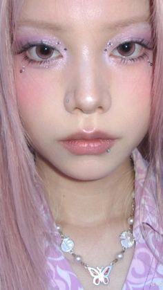 Gyaru Makeup, Korean Makeup, Simple Makeup, Glow Up?, Makeup Inspo, Makeup Inspiration, Natural Makeup, Makeup Artist, Makeup Tutorial