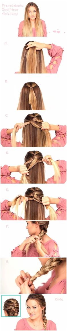 Braided Hairstyle Ideas Braid Tutorials, Teen's Hairstyles, Braids Short, Braids Tutorial, Hair French, Braids Black, 5 Minute Hairstyles, French Braids, French Braid Hairstyles