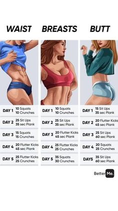 a poster showing how to get fit for the day