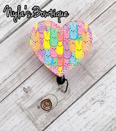 Novelty Multicolor Badge Reel For Hobby, Multicolor Retractable Badge Reel For Gift, Novelty Multicolor Badge Reel, Cute Marshmallows, Marshmallow Bunny, Baseball Earrings, Marshmallow Peeps, Pediatric Nurse, Retractable Id Badge Holder