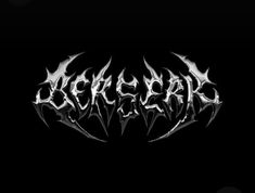 black metal logo on a black background with the word defecard written in silver