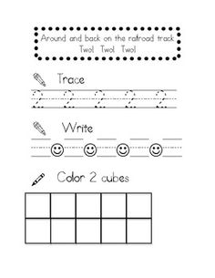 the worksheet for writing numbers and words with pictures on it, including an image of