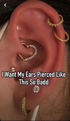 Ear Piercings Labeled, Least Painful Piercings, Piercing Chart, Piercing Inspo, Cool Ear Piercings, Pretty Ear Piercings, Cute Ear Piercings, Cool Piercings, Cute Piercings