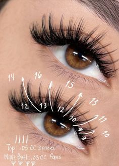 Russian Lashes, Wispy Eyelashes, Eyelash Tips