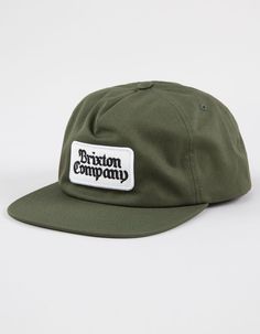 Brixton Norvell Snapback Hat. Embroidered Patch On Front. Flat Bill. Adjustable Snapback Closure. 100% Cotton. Imported. Embroidered Patch, Snapback Hat, Embroidered Patches, Snapback Hats, Accessories Hats, Mens Accessories, Hats