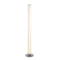 Dynamic lighting designs to accentuate and compliment any space. From conceptualization to reality, Illuminari White Crystal Sandrocks Column Floor Lamp features a shiny Chrome steel base. PET polyester tube diffuser. Provides both direct and indirect light from one LED tower light source. Clear tube is filled with hundreds of white crystal sandrocks surrounding white LEDs, as the lights slowly phase, the sandrocks catch and refract the light for a dazzling effect. When a room calls for understa Tower Light, Column Floor Lamp, Tube Lamp, Acrylic Tube, Floor Lamp Base, Metal Floor Lamps, Led Floor Lamp, White Crystal, Drum Shade