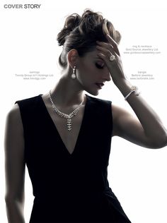 Enthralled in scintillating #diamond #HKJE #Magazine #JE74 #Winter/Spring2016 #CoverStory #PreciousStoneJewelry Jewellery Magazine, Jewellery Shoot, Magazine Front Cover, Diamond Necklaces, Vintage Diamond, Editorial Design, Designer Collection, Hong Kong