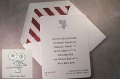 an image of wedding stationery and envelopes