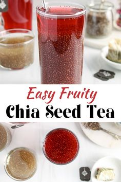 an easy fruity chia seed tea recipe