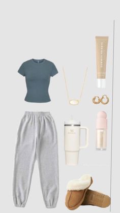 #cozy school fit🏫🩵✨️ Shuffles Preppy, Simple Outfits For School, Casual Preppy Outfits, Trendy Outfits For Teens, Cute Lazy Day Outfits, Outfit Inspo Casual, Cute Outfits For School, Vanilla Girl, Cute Preppy Outfits