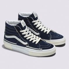 Mens Shoes Casual, Vans Hightop, Vans Outfit Men, Colorful Sneakers, Vans Outfit