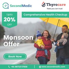 Hurry and grab this limited-time deal to prioritize your health in the rainy season! Stay healthy this monsoon. Grab our limited-time offer for up to 20% off on all blood tests. 🌐: https://www.secondmedic.com/lab/ 📲: +919871857858 #bloodtest #wellnesscheckup #labtests #healthassessment #medicaltesting #earlydetection #wellnessjourney #healthylifestyle #healthcare #bloodanalysis #testresults #healthcheck #vitalparameters #healthybody #wellbeing #medicalcheckup #healthsupport #healthyliving Rainy Season, Stay Healthy, Healthy Body, How To Stay Healthy, Assessment