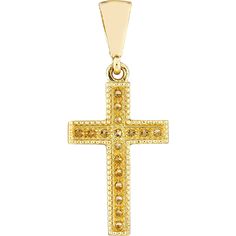 Ignite your passion for fine jewelry with the radiant allure of our Mini Diamond Cross Pendant. This exquisite piece, a fusion of art and elegance, is designed to elevate your style and capture your heart. Crafted in 14K gold, it's a celebration of the art of fine craftsmanship, showcasing 1/10ct inlaid diamonds that sparkle with every glance.The Mini Diamond Cross Pendant is a canvas of creativity and class, perfect for those who appreciate the finer details in life. Its delicate design and lux 14k Gold Jewelry With Pave Setting, Gold Pendant Jewelry With Pave Setting, Gold Jewelry Pendant With Pave Setting, Exquisite Yellow Gold Jewelry With Pave Setting, Fine Yellow Gold Jewelry With Pave Setting, Yellow 14k Gold Jewelry With Diamond Accents, Elegant Yellow Jewelry With Pave Setting, 14k Yellow Gold Jewelry With Pave Setting, Yellow Gold Pave Pendant Jewelry