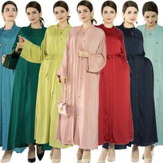 #ad Find ideas�and inspiration for Kaftan Women Kimono Dress Muslim Abaya Dubai Caftan Inner Dress Gown Ramadan Set, Fashion Clothing Kaftan Women, Women Kimono, Islamic Dress, Dress Muslim, Womens Kimono, Dress Gown, Kimono Dress, Muslim Women, Sleeveless Maxi Dress