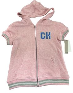 I just added a new item to eBay, Calvin Klein Jeans Girls Zip Up Hoodie Short Sleeve Size M (8/10) 62 PINKHT! #eBay #eBaySeller Casual Pink Hooded Top, Pink Cotton Stretch Hoodie, Pink Stretch Hooded Top, Pink Stretch Cotton Hoodie, Pink Hoodie With Adjustable Hood For Spring, Pink Stretch Hoodie For Spring, Casual Pink Sweatshirt With Adjustable Hood, Pink Adjustable Hood Sweatshirt For Spring, Pink Stretch Casual Sweatshirt