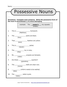 a worksheet with words that are in the form of puns and phrases