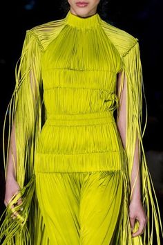 Chartreuse Fashion, Jean Paul Gaultier Couture, Gaultier Couture, Lime Punch, Paul Gaultier Spring, Spring Yellow, Fringe Festival, Green Palette, Paris Couture