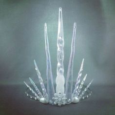 Ice Crown, Queen Tiara, Queens Tiaras, Mermaid Crown, Diy Crown, Queen Costume, Tiara Crown, Ice Princess