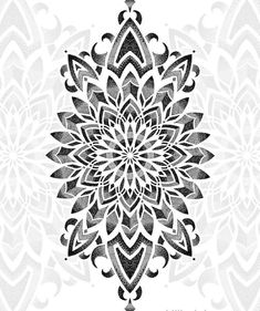 an ornate black and white pattern on a white background with the words,'i love you