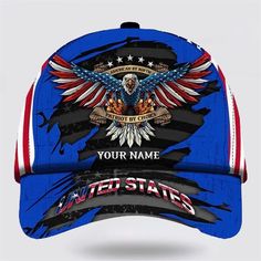 Christian Baseball Cap, U.S Patriotic Eagle All Over Print Baseball Cap, Mens Baseball Cap, Women’s Baseball Cap – Excoolent The Baseball Cap is the ultimate accessory for sporty style and sun protection. Crafted with both fashion and function in mind, it features a classic design that complements various outfits. Made from high-quality materials, it offers... Eagle 3d, Christian Hats, Jesus Gifts, Hat Collection, Baseball Caps Mens, Womens Baseball Cap, Timeless Accessories, Outdoor Activity, Custom Hats