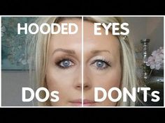 Here's how to do your eye makeup for older hooded eyes. This step-by-step tutorial for women over 50 shows how to enhance your eyes so you look fresh and alert. Eye Makeup For Hooded Eyes, Hooded Eye Makeup Tutorial, Droopy Eyes, Smink Inspiration, Hooded Eye Makeup, Hooded Eyes