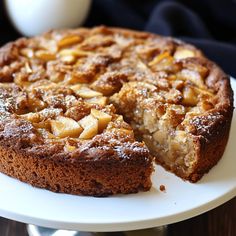 a close up of a cake on a plate