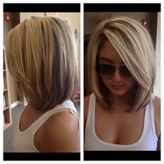 16 Likes, 0 Comments - •BRYANNAGIAIMO• (@beesullyhair) on Instagram: “•creative coloring• layered bob•” Mid Length Bob With Layers, Layered Long Bob Hairstyles, Bob With Layers, Medium Bob, Shag Haircuts, Mom Hairstyles, Hair Affair, Long Bob Hairstyles, Layered Bob