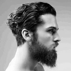 Mens Haircuts Medium, Man With A Beard, Mens Hairstyles Medium, Wavy Hair Men, Long Beards, Popular Haircuts, Corte De Cabelo Masculino, Mens Haircuts Short, Curly Hair Men