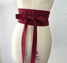 Materials: linen SIZE Mannequin waist:66cm,  belt length : 260cm Please choose the belt according to the waist. I will adjust the total length according to the waist. Thank you Other sizes can be customized, Customization can leave a message or contact customer service This item color is 22#Wine red. For other colors please see color card  Handmade just for you & ready to ship in 3-5 business days. China post register airmail:13-20 business days. If you need express shipping, please contact us f Velvet Sash Belt, Belt For Dress, Belt Length, Dress Belt, Christmas Deals, Women's Belt, Suspender Belt, Wide Belt, Color Card