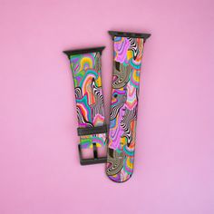 "Elevate your Apple Watch with this unique vegan leather strap band featuring a colorful dripping trippy design! Available in various sizes to fit your Apple Watch. This will fit all series Apple Watches 1, 2, 3, 4, 5, 6, 7, 8, 9 & SE. It is available for 38mm, 40mm, 41mm, 42mm, 44mm and 45mm. 𝐀𝐁𝐎𝐔𝐓 𝐓𝐇𝐄 𝐁𝐀𝐍𝐃 --Opaque, not see-through --Matte hardware (black, silver, classic gold or rose gold) --Compatible with ALL series --Comfortably adjusts to fit virtually all wrists, unisex --Swe Trendy Adjustable Multicolor Apple Watch Band, Trendy Multicolor Apple Watch Band As Gift, Modern Multicolor Apple Watch Band, Modern Multicolor Rectangular Apple Watch Band, Modern Adjustable Multicolor Watch Bands, Trippy Designs, Apple Watch 1, Small Watch, Suede Material