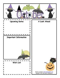 an image of a halloween themed activity for children to learn how to spell the word october