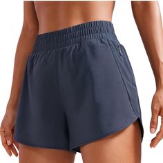 New Without Tags! Purchased From Amazon And Tried On, Removed The Tags, And Didn’t Wear All Summer Season. High Rise, 3 Inch Inseam, Built-In Mesh Liner, Small Zipper Pocket, Size Medium (I Promise They’re A Medium Even Though There Isn’t A Tag Inside The Shorts - Weird). Comfortable Blue Workout Shorts, Comfortable Blue Athletic Shorts, Comfortable Blue Bottoms For Workout, Comfortable Moisture-wicking Blue Bottoms, Comfortable Blue Moisture-wicking Bottoms, Comfortable Stretch Blue Shorts, Crz Yoga, Yoga Shorts, Shorts Athletic