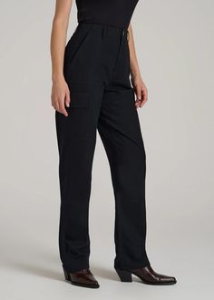 Straight Leg Cargo Chino Pants for Tall Women | American Tall Cheap Stretch Straight Cargo Pants, Cheap Full-length Cargo Pants For Workwear, Cheap Straight Work Pants With Cargo Pockets, Cheap Non-stretch Tapered Leg Cargo Pants, Luxury Chic Straight Leg Cargo Pants, Luxury Straight Leg Cargo Pants For Work, Luxury Straight Leg Business Casual Cargo Pants, Luxury Relaxed Fit Straight Leg Cargo Pants, Pants For Tall Women