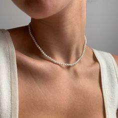 Dainty Pearl Necklace, Small Necklace, Heaven Sent, Faux Pearl Necklace, Cute Necklace, Gorgeous Necklaces, Pretty Jewellery, Necklace Sizes