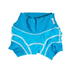 Double the layers, double the protection. Say goodbye to accidents in the pool with the help of the Double Swim Diaper. This reusable swim diaper features snug bands around the waist and legs to create a secure fit and contain solid waste. Gently woven polyester and spandex bands are soft and safe on babies' skin. Does not contain any PVC or harmful materials. UPF 50+ keeps harmful UV rays away from sensitive areas. A variety of sizes allow for a comfortable full range of motion. Hand wash only. Sporty Light Blue Swimwear For Swimming, Blue Stretch Breathable Swim Trunks, Functional Swimming Bottoms With Elastic Waistband, Sporty Light Blue Swimwear For Active Use, Sporty Light Blue Swimwear For Sports, Stretch Turquoise Swimming Bottoms, Stretch Turquoise Swim Bottoms, Turquoise Stretch Swimming Bottoms, Turquoise Stretch Bottoms For Swimming