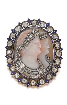 King Of Spain, Queen Of Spain, Diamond Frame, Laurel Wreath, Cameo Brooch, Royal Jewels, Royal Jewelry, Crown Jewels, Victorian Jewelry