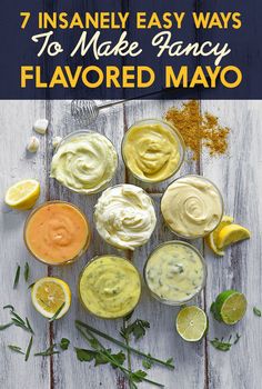 homemade mayonnaise recipe with lemons and herbs